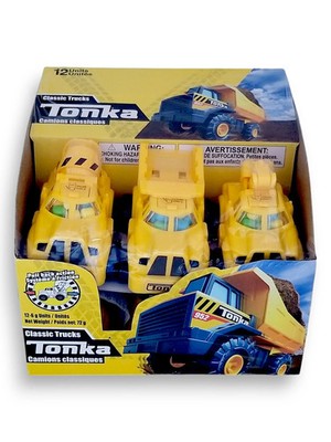 Tonka Classic Toy Trucks, (12x6g), 72g/2.5 oz. total, Package