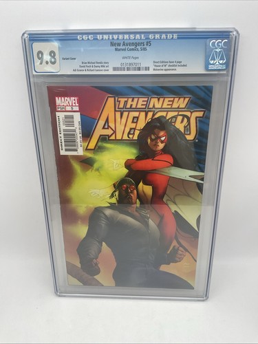 NEW AVENGERS #5 - CGC 9.8 - ADI GRANOV LIMITED VARIANT- SPIDER-WOMAN - WOLVERINE