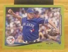 2014 Topps Green Steve Delabar Toronto Blue Jays 