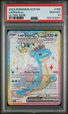 PSA 10 Lapras ex 158/142 Pokemon TCG Stellar Crown Holo Full Art