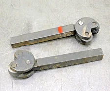Carbon Steel Pivot Head Dual Wheel Lathe Knurling Tool 1/2"x 1/2" Lot of Two (2)
