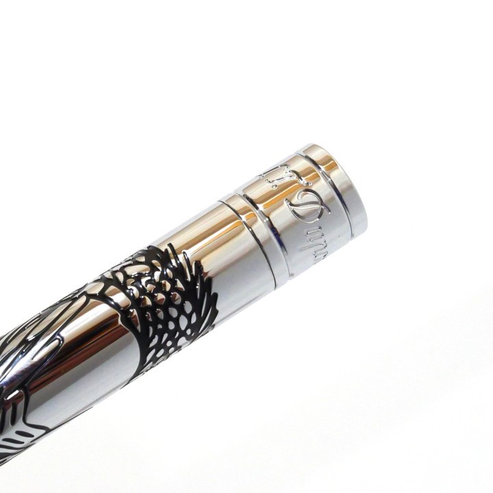 S.T. DUPONT 265027 D-INITIAL DRAGON CHROME Ballpoint Pen New | eBay