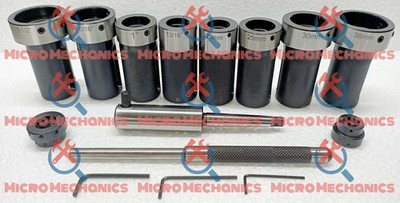 10x Die Holder Kit For Lathe Tailstock Morse Taper # 1 Sliding Action- Inch & MM