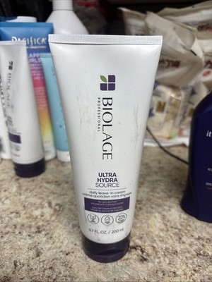 Biolage Ultra Hydra Source Leave in Cream 6.7oz SMALL BUSINESS        