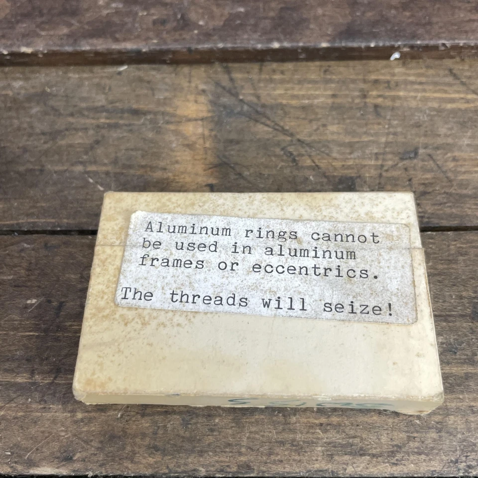 Phil Wood SWISS Bottom Braket Mounting Rings 35x1.0 Aluminum Vintage NOS New - Image 4 of 4