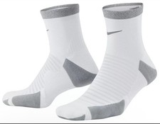 Nike Spark Cushioned Running Ankle CU7199 100 white socks Men Size 8-9.5