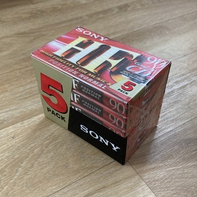 MC Sony C-90HFC  IEC I /TYPE I (Normal) Kassette  im 5er-Pack Neu in OVP