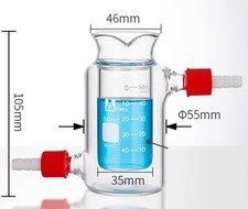 Laboratory Double-Layer Beaker with Diversion Port Heat Resistant Graduations