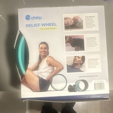 chirp Foam Roller Set for Back  Neck Pain, 3 Wheels with Carrying Case