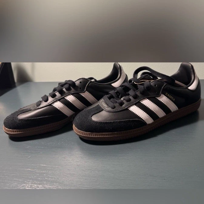 adidas Samba Black White Gum | eBay