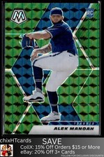 Alek Manoah 2021 Panini Mosaic Mosaic Green #288 RC Toronto Blue Jays