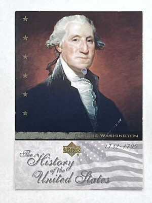 George Washington 2004 Upper Deck The History Of The United States ...