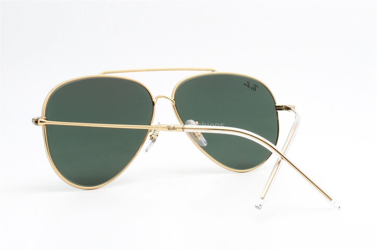 Ray-Ban RB R01018 001/VR Aviator Reverse Sunglasses Gold