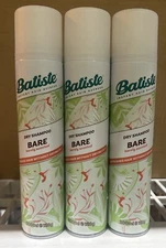 Batiste Dry Shampoo Bare barely scented 200ml pack of 3