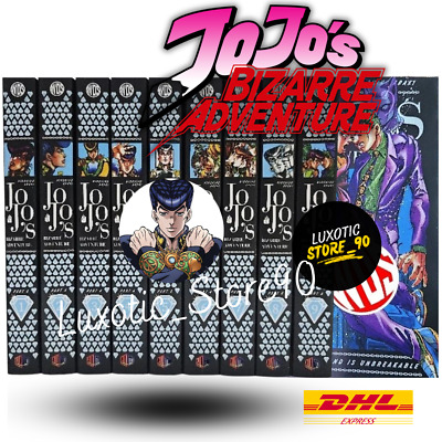 Jojo's Bizarre Adventure Manga Part 4 Volume 1-9 Full Set English