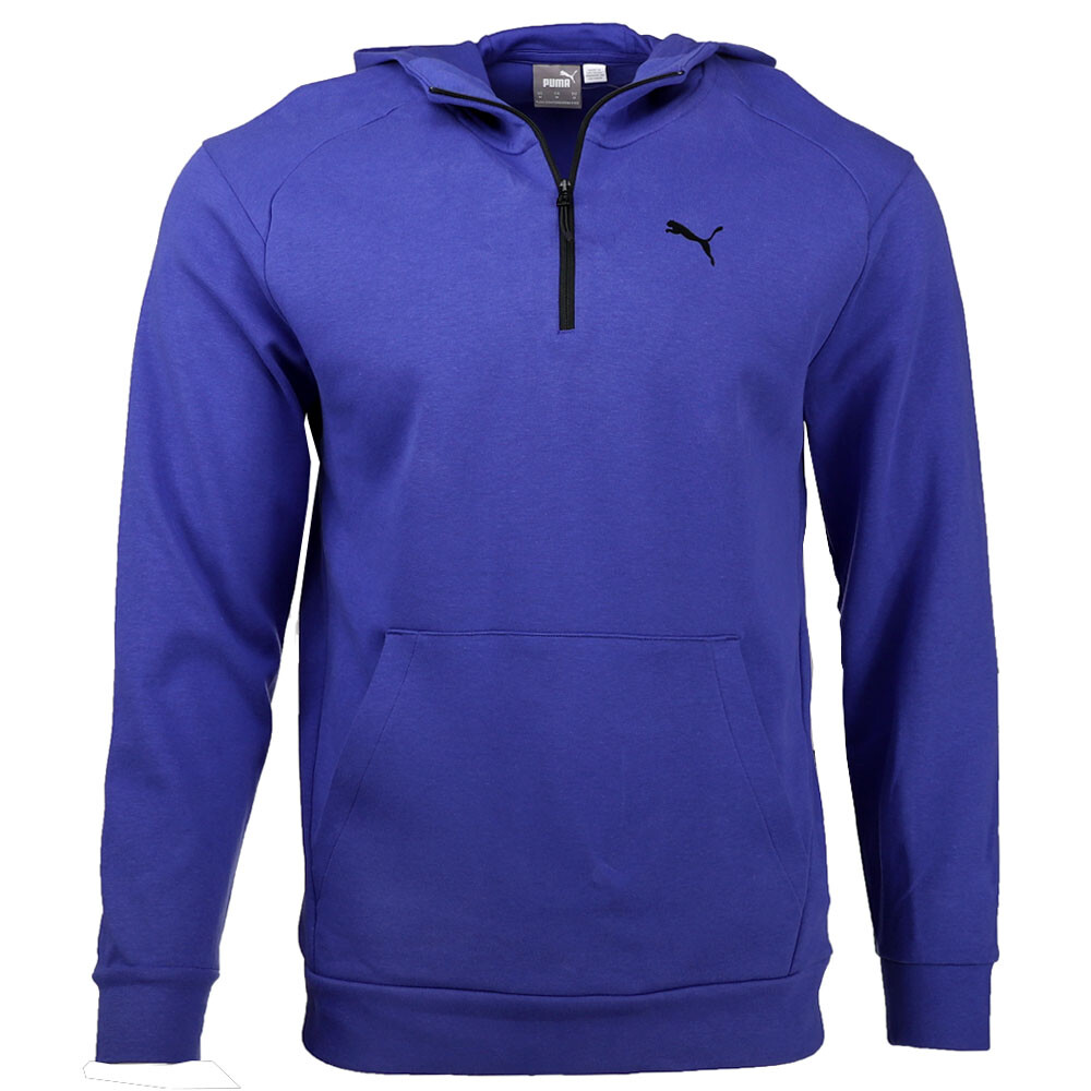 Пуловер на молнии с капюшоном Puma RadCal Мужская повседневная верхняя одежда синего цвета 68162027