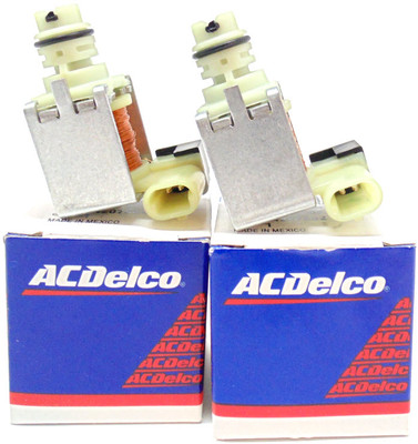 ACDelco 1-2 & 3-4 Shift Solenoid Set For 4T65E Transmission - GM OEM Part 24219819