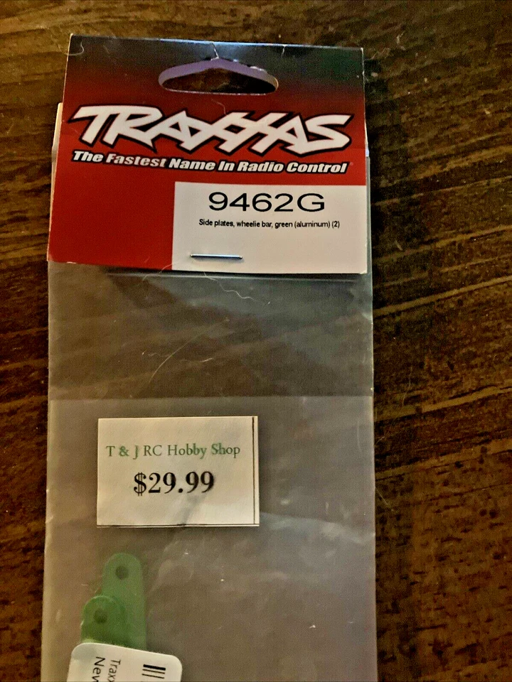 Traxxas Rustler 9462G Side plates, wheelie bar & 5185 Rubber wheelie bar tires - Image 3 of 4