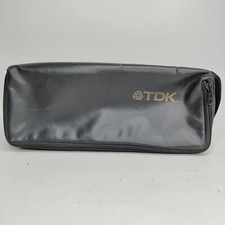Case Logic TDK 15 Cassette Black Nylon Travel Storage Case Vintage