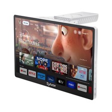 Sylvox 15.6'' Under Cabinet Smart TV 12/240 Volt 90  Flip Down  45  Rotatable