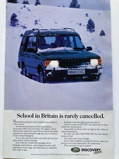 1995 Land Rover Discovery Print Ad Britain 4.0 V-8