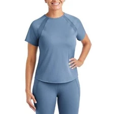 Members Mark Women's Work It Out TEE - Size XX-Large - Blue