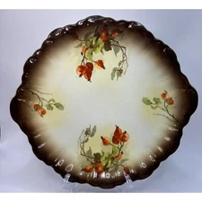 1890's Warwick China round Serving Plater