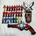 Power Rangers Super Megaforce Gokaiger DX Mobilates Gun Ranger Key 24Set Morpher