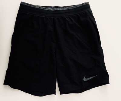 Nike PRO Men's Training Shorts Dri Fit DD1700 010 Black Size S