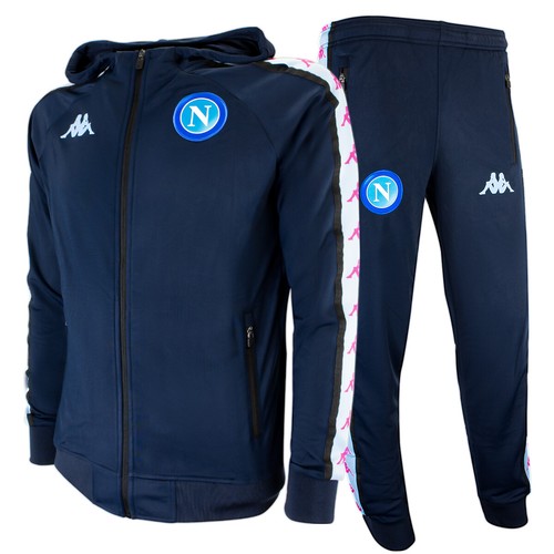 Tuta nuova SSC NAPOLI KAPPA banda 222 blu europa league 2021 scontata  acetata | eBay