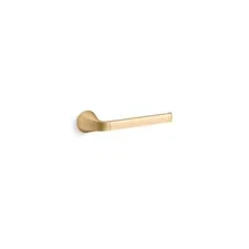 KOHLER Cursiva Towel Ring in Vibrant Brushed Moderne Brass K-R26689-2MB