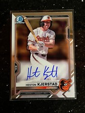 2021 Bowman Chrome Heston Kjerstad Base Prospect Auto Autograph #CPA-HK Orioles