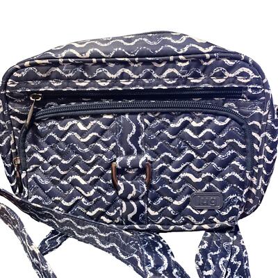 Luglife Lug Convertible Rfid Crossbody And Belt Bag Lug Carousel Crossbody  Belt Bag Mini Convertible In Waves Navy
