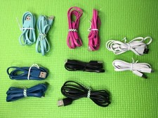 Lot of 10 Onn Sync and Charge Cable 3.6 feet Micro USB Cable