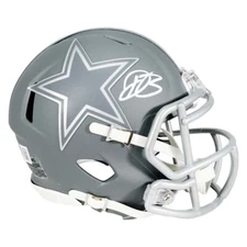 Daron Bland Signed Dallas Cowboys Slate Alternate Speed Mini Football Helmet (Be