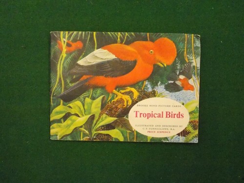 Brooke Bond Tea Cards Tropical Birds 1961 Complete Set in Album - Picture 1 of 3