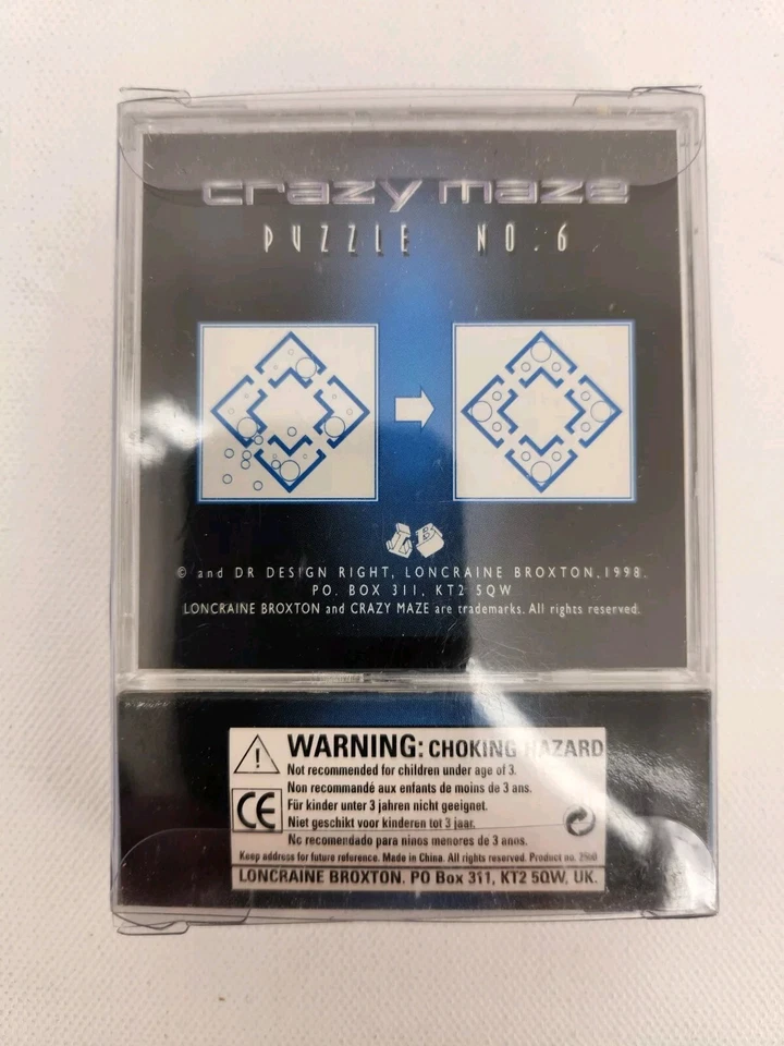 Loncraine Broxton The Ultimate Crazy Maze Puzzle No. 6 Devilishly Difficult HTF - Image 4 of 4