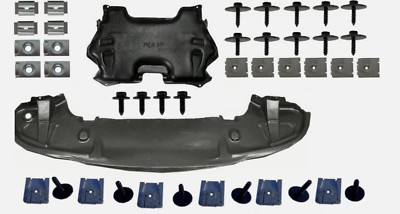 UNTERFAHRSCHUTZ MOTORSCHUTZ + EINBAUSATZ CLIPS FUR MERCEDES E W211 2002-2009