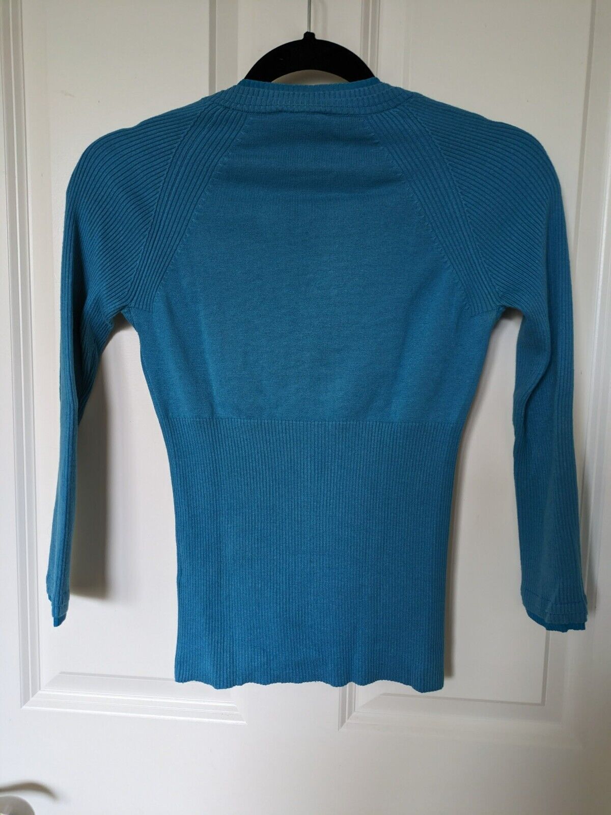 Beautiful Karen Millen Turquoise Blue Knit Sweate… - image 3