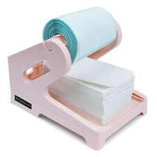 U.S. Solid Pink Holder For Rolls And Fanfold Labels, 7.28 inches Max. Diameter