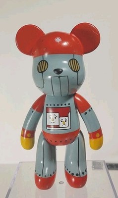Love Popobe Evil Tin Robot 5.5'' Bear Vinyl Designer Toy Collectable Figure