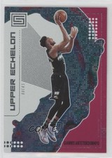 2019-20 Panini Status Upper Echelon Red Giannis Antetokounmpo #10 15gv