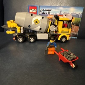 LEGO CITY: Cement Mixer ~ 60018 ~ 100% Complete with Manual ~ Retired