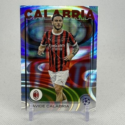 2025 Davide Calabria Topps Rain Drops Refractor #82, D, AC Milan