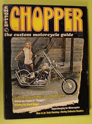 Chopper The Custom Motorcycle Guide Motorcycle Magazine Fall 1973 - Image 1 of 4