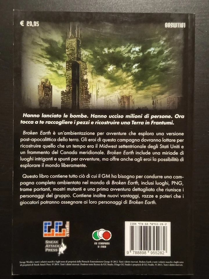 Savage Worlds Broken Earth Gioco Di Ruolo Ita - Immagine 2 di 2