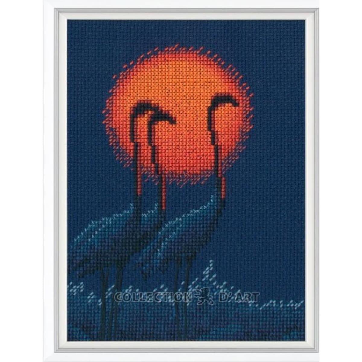 RTO counted cross stitch kit ""Red sun"", 12x15,5cm