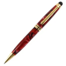 European Touch Pen Kit, Gold Finish, Single Kit, Legacy Woodturning
