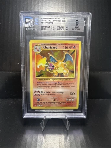 BGS 9 Charizard 003/034 Trading Card Game Classic Holo