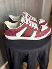 Red Gucci sneaker /Red Gucci screener sneaker...